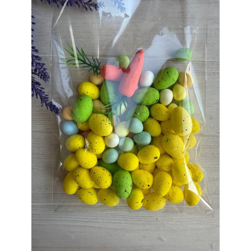 Яйця  пенопластові мікс з морковкою 79 шт