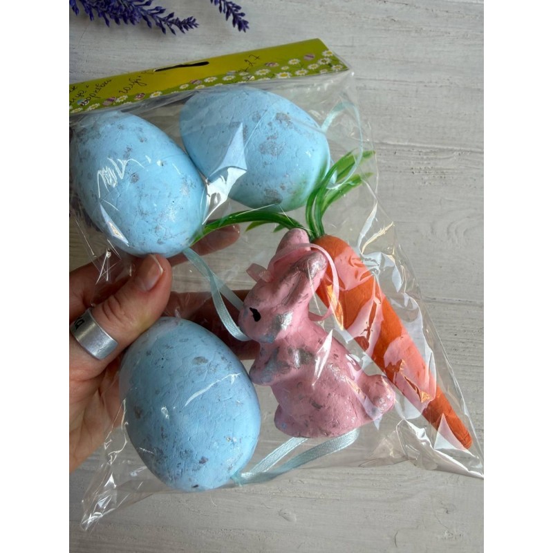 Яйця  пенопластові з кроликом