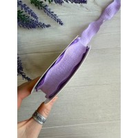 Лента  2,5 см " Волна " фіолетова 9 метров