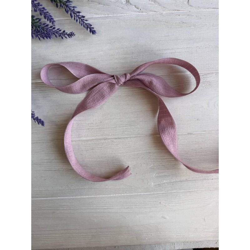 Лента  2,5 см " Волна " пудра 9 метров