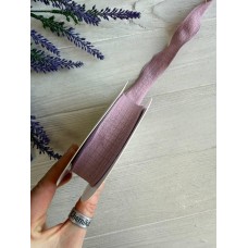 Стрічка  2,5 см " Хвиля " пудра  9 метрів