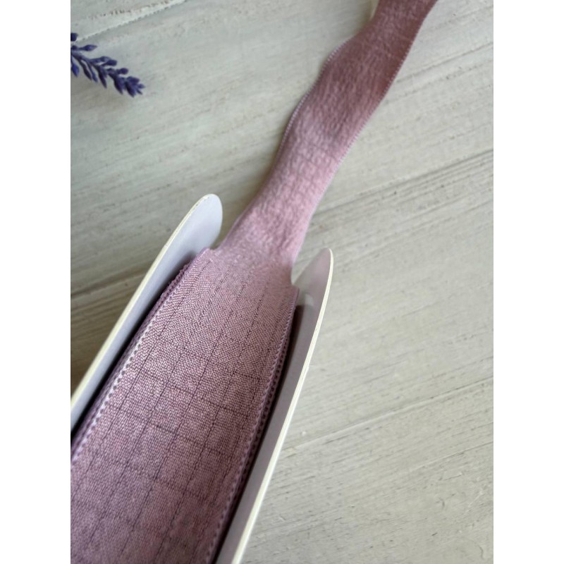 Лента  2,5 см " Волна " пудра 9 метров