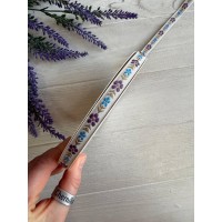 Тасьма жакардова з орнаментом " 19873 " 1.0 см ,  22.5 метри