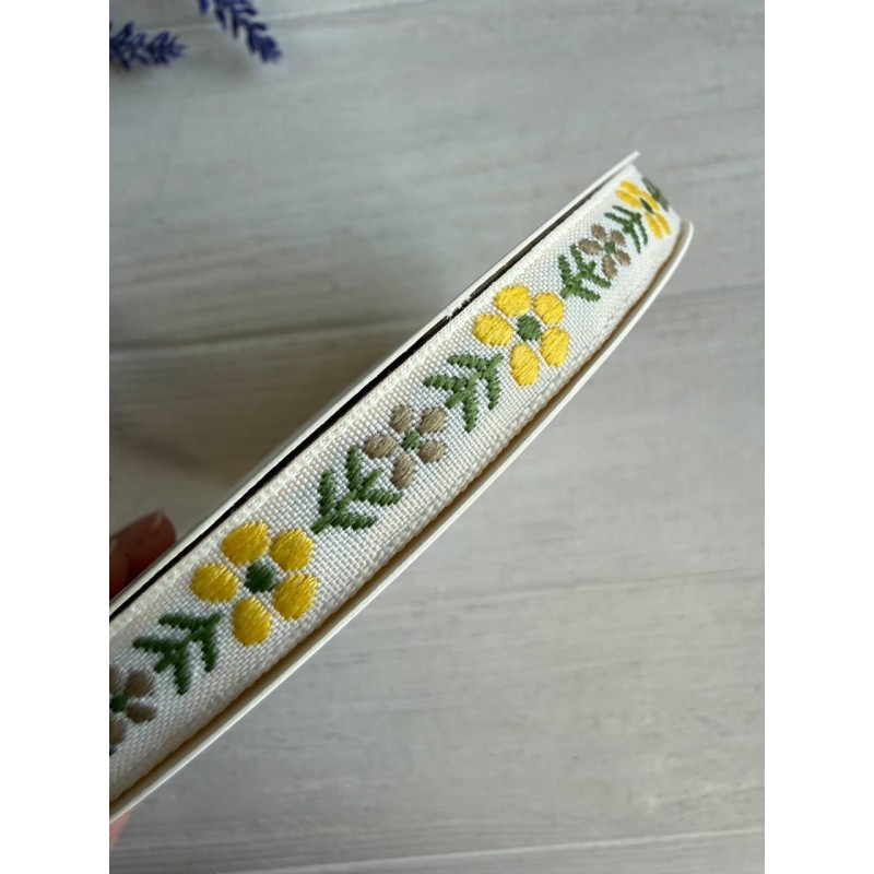 Тасьма жакардова з орнаментом " 19874 " 1.0 см ,  22.5 метри