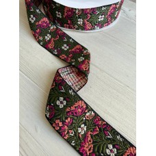 Тасьма жакардова з орнаментом " 19878 " 5 см ,  22.5 метри