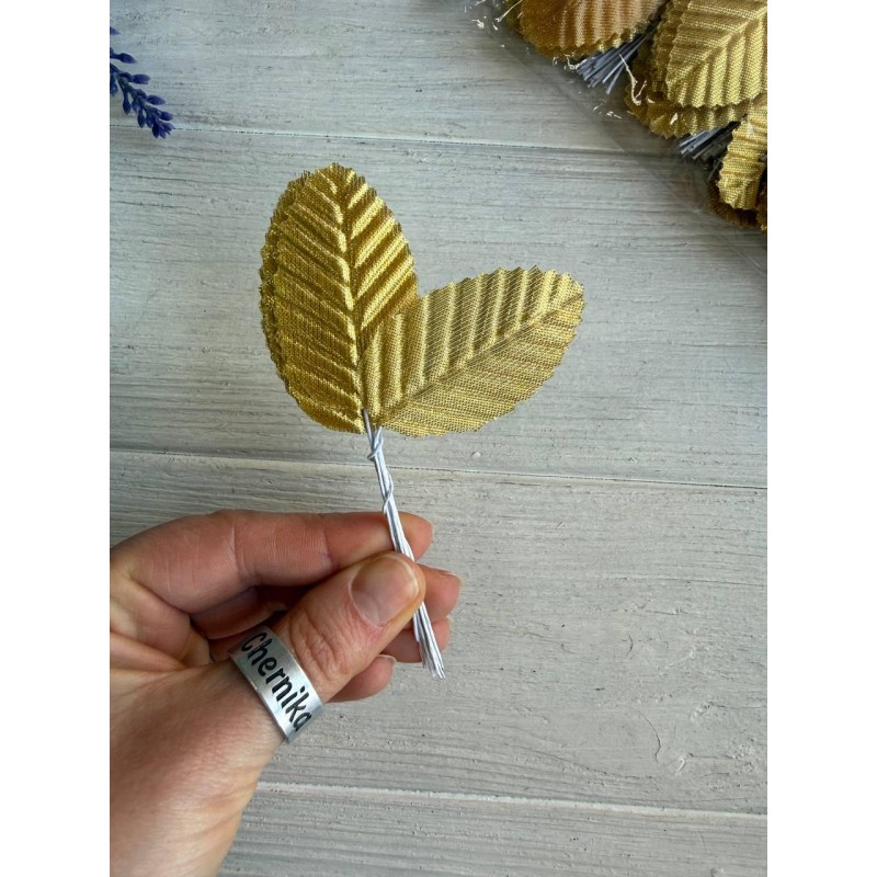 Листя золоте 144 шт
