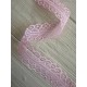 Мереживо 3 см " Тонке 328 " рожеве  45 метрів