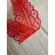 Мереживо 3 см " Тонке 328 "  червона 45 метрів