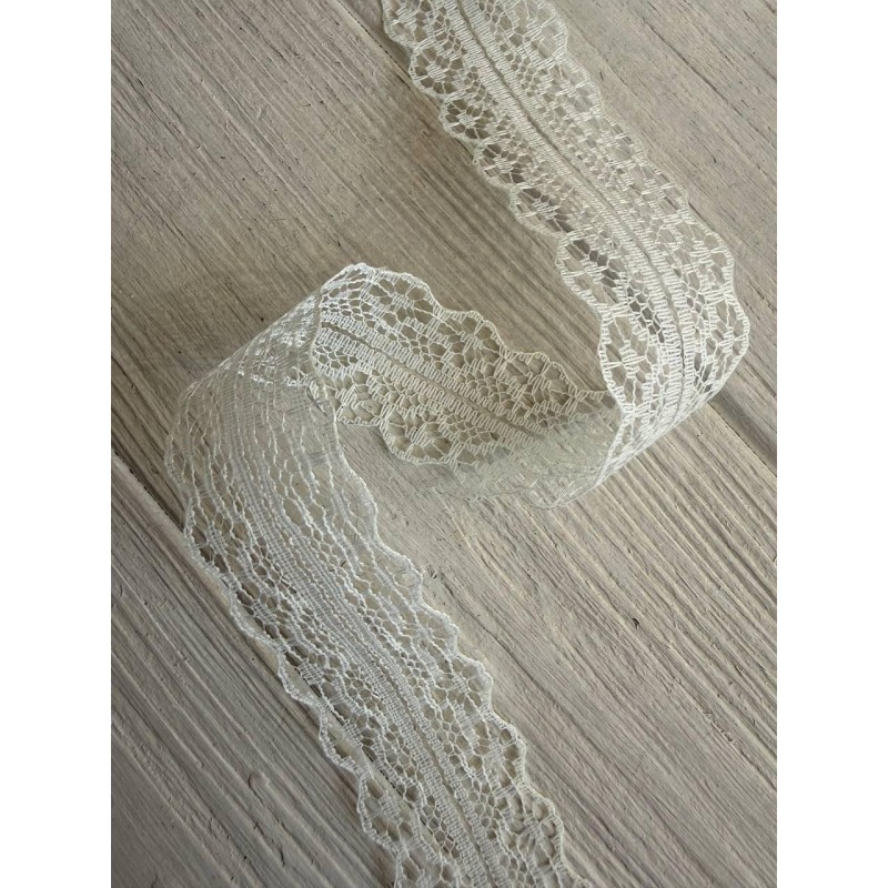 Мереживо 3 см " Тонке 328 " бежеве  45 метрів