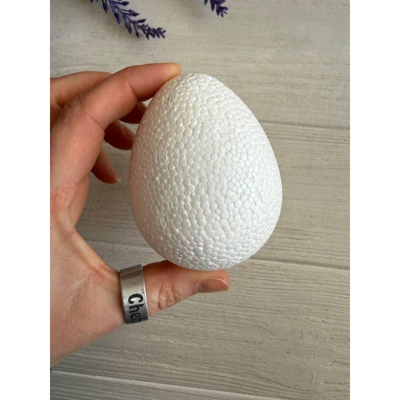 Яйця пенопластові 8*6 см 10 шт