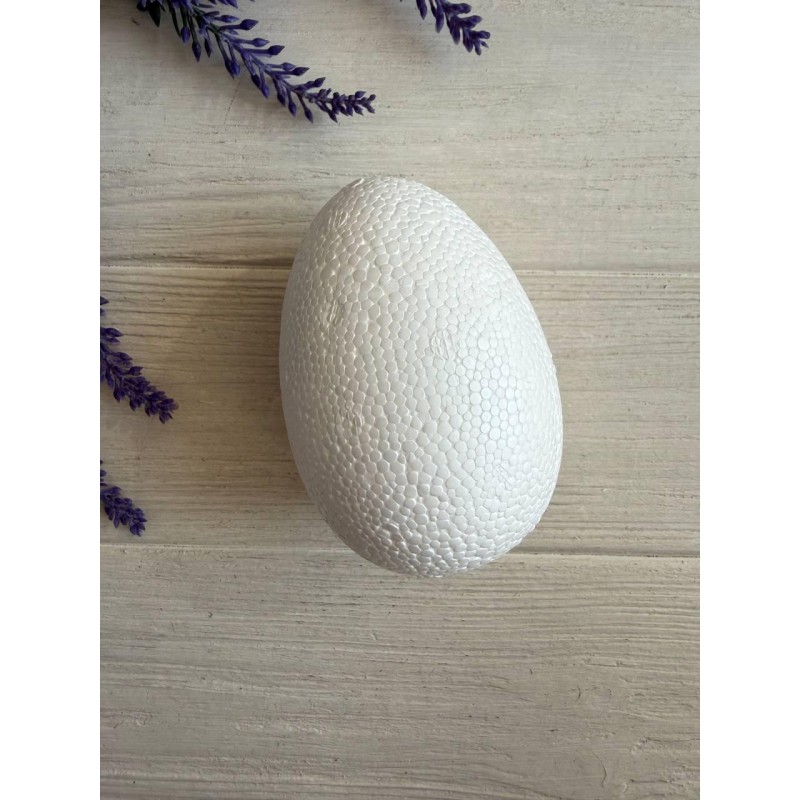 Яйця пенопластові 9,3 * 6,4 см  6 шт