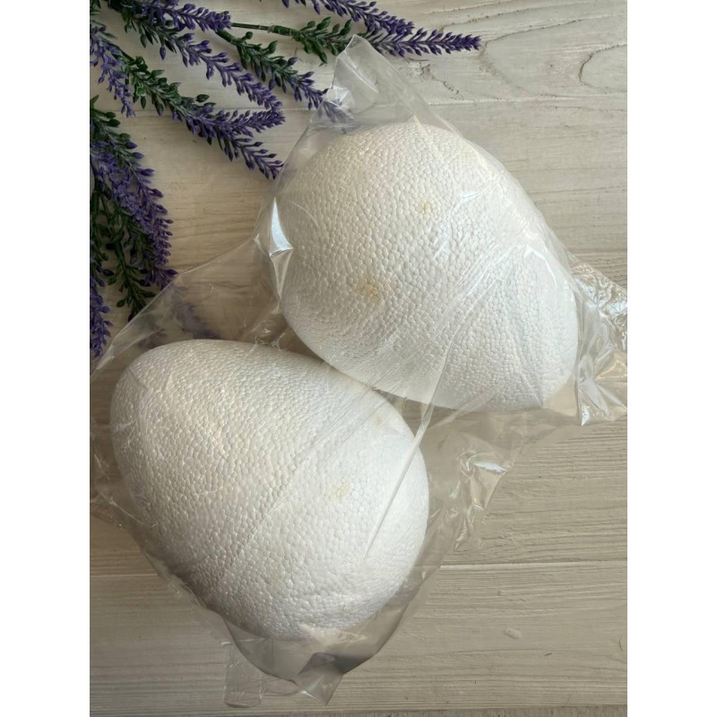 Яйця пенопластові 15 * 11 см 2 шт