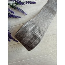 Стрічка мішковина  4 см сірий 10 метрів