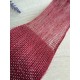 Стрічка мішковина 5 см бургунді  10 метрів