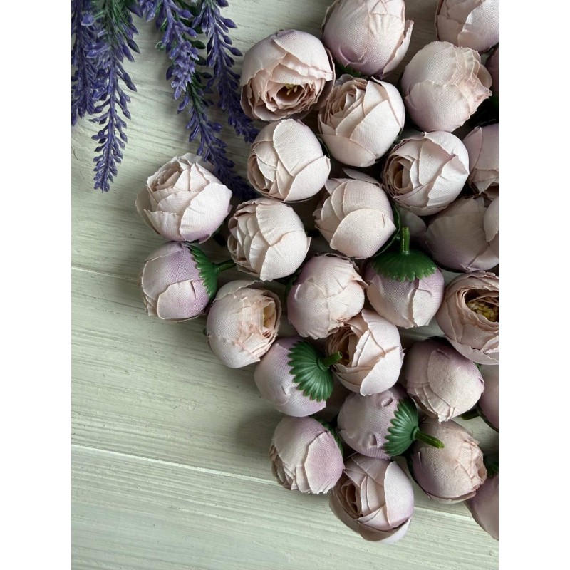 Бутон Півонія " Маленький" No 4 пудра 100 шт