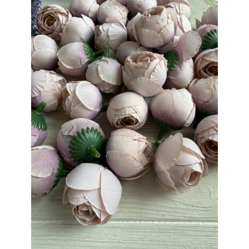 Бутон Півонія " Маленький" No 4 пудра 100 шт