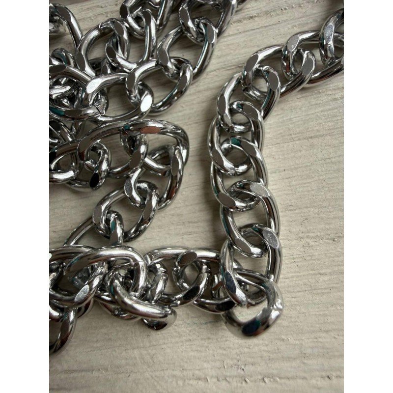 Комплект Ланцюжок з карабіном № 30, срібло 120 см