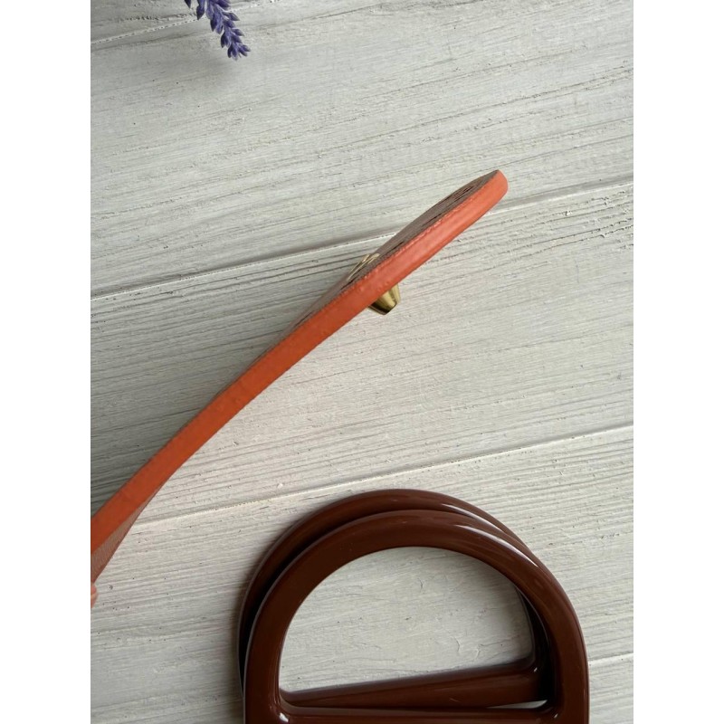 Ручки для сумки та денце,  коричневі