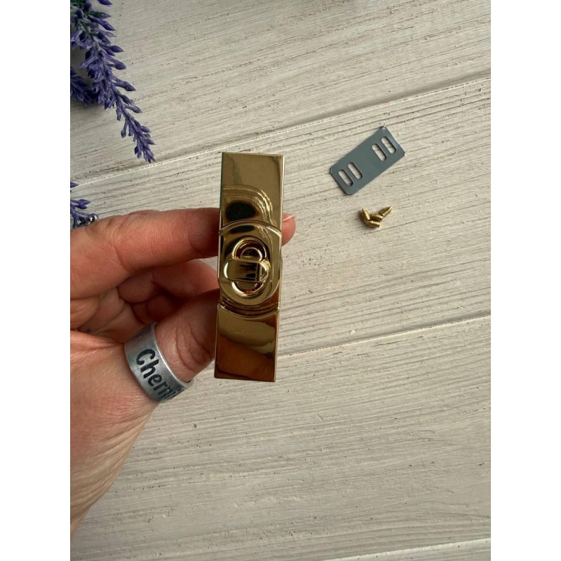Замок для сумки  золото  1 шт