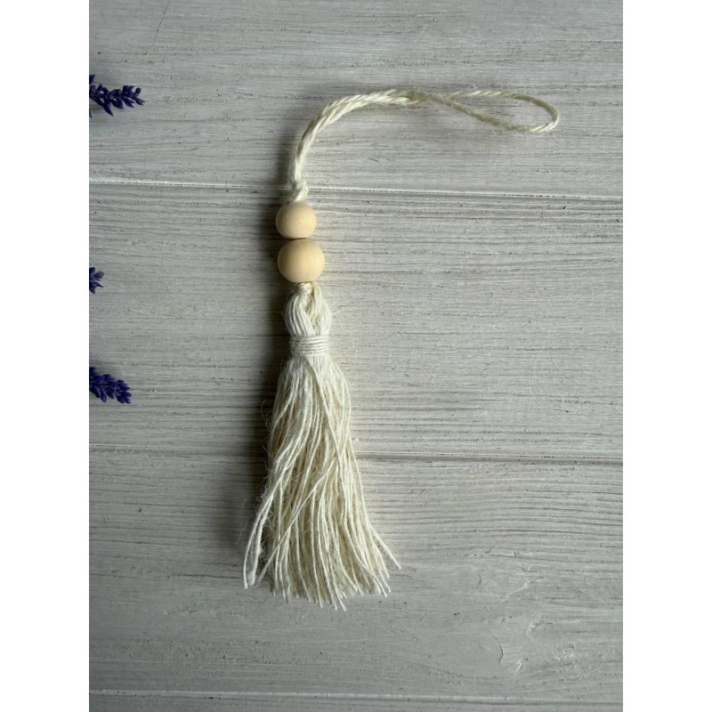 Китиці бавовняні 22 см, білі 50 шт