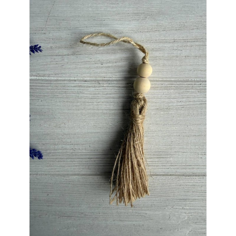 Китиці бавовняні 22 см, натуральний колір 50 шт