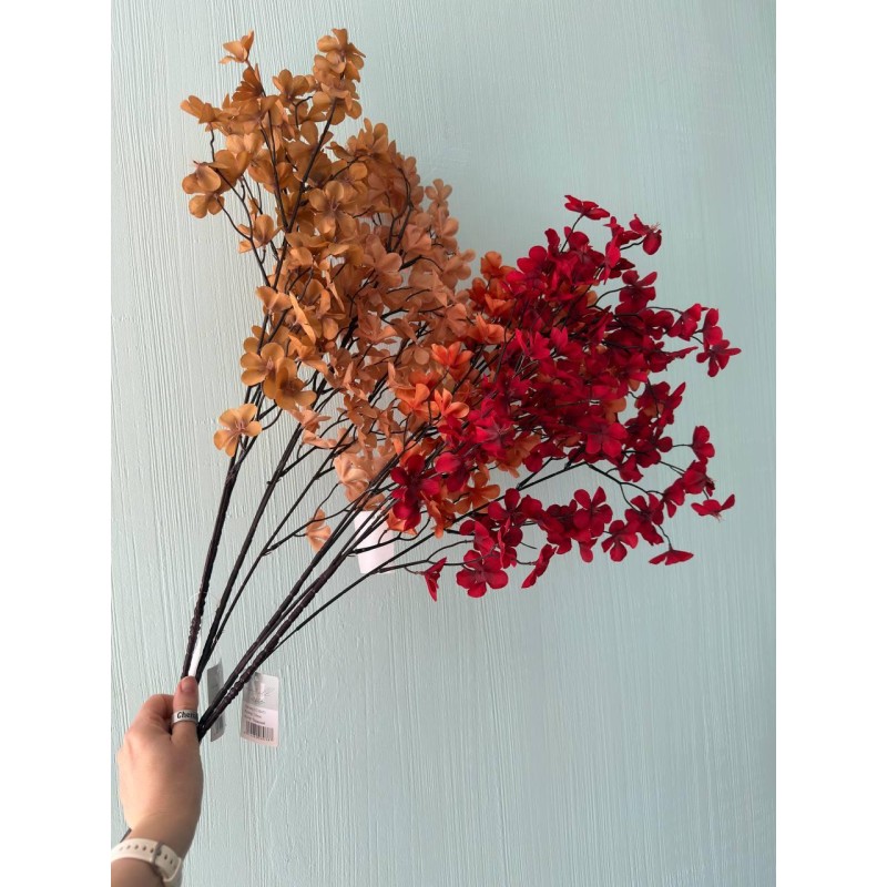 Сакура ветка " Длинная 30471 "  оранжево коричневая 1 шт