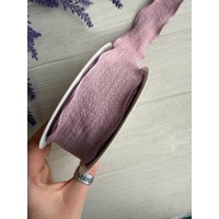 Стрічка  4 см " Хвиля " темно пудровий 9 метрів