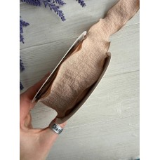 Стрічка  4 см " Хвиля " світло коричнева 9 метрів