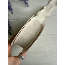 Стрічка  4 см " Хвиля " бежева 9 метрів