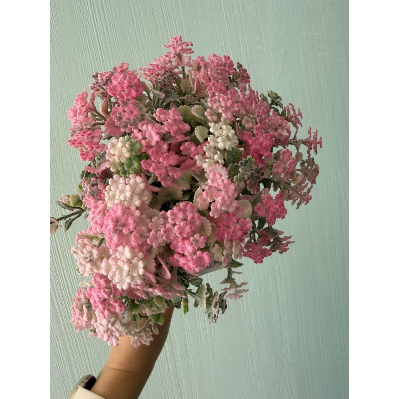 Зелень з квітами " 30660 " рожева