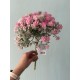 Зелень з квітами " 30660 " рожева