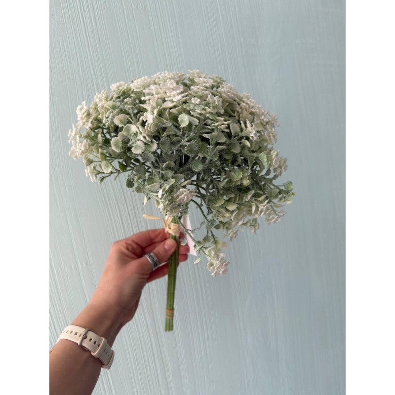 Зелень з квітами " 30660 " біла