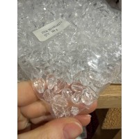 Бусины " Капля 13*8.5 мм " прозрачные  500 грамм