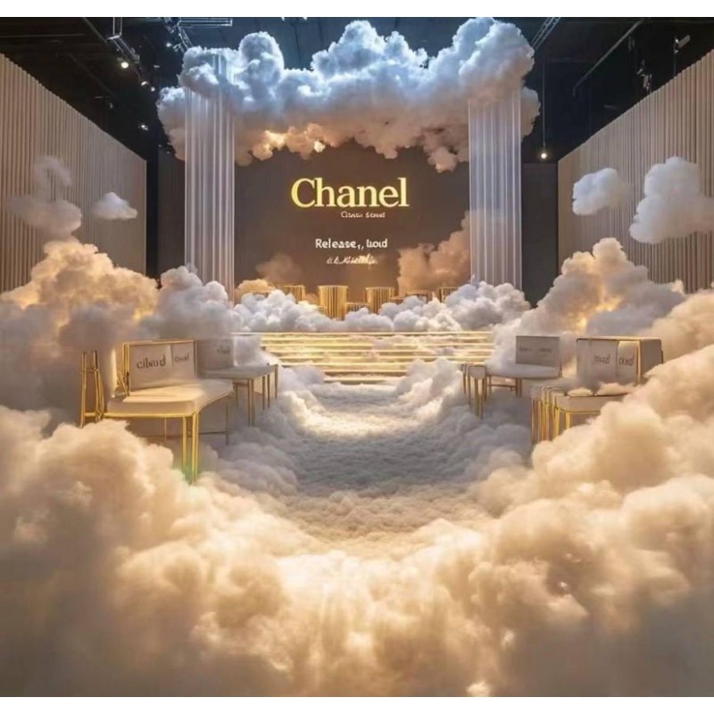 Хмаринка для фотозони 80*25 см біла