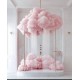 Хмаринка для фотозони 80*25 см рожева