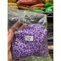 Полужемчуг 6 мм фиолетовый обычный  250 грамм