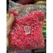 Напівперлини 8 мм ,яскраво рожеві АВ   250 грамів