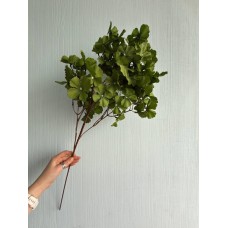 Гілка Гортензія штучна довга , зелена  1 шт