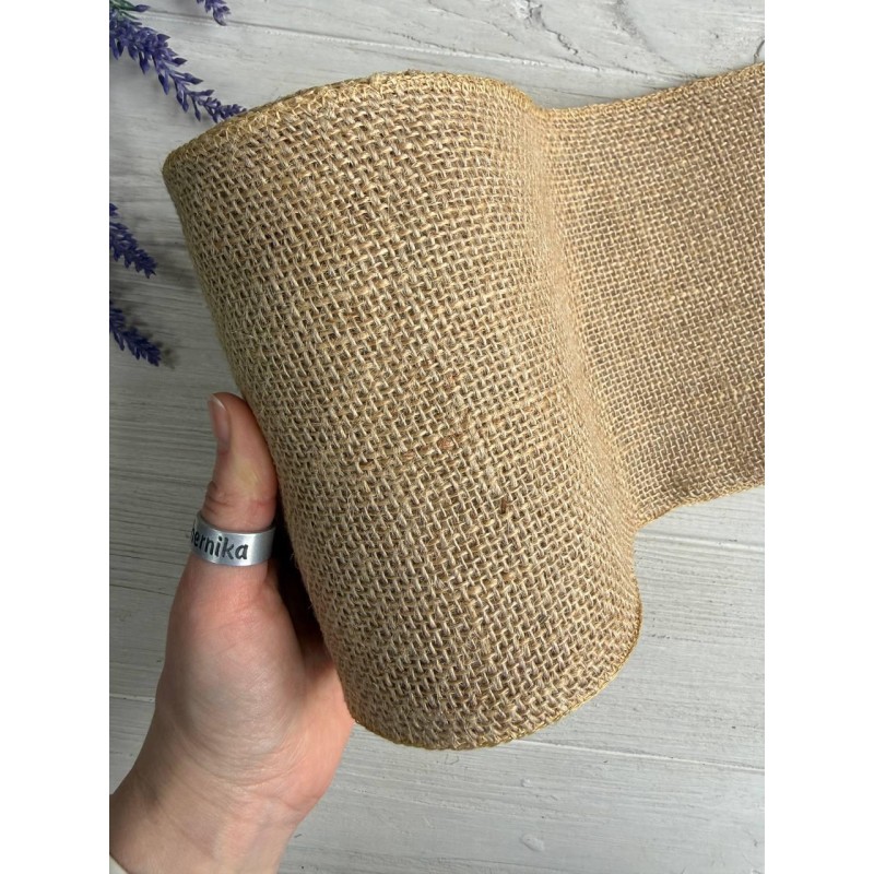 Стрічка мішковина " 16614" 14 см рулон 5 метрів