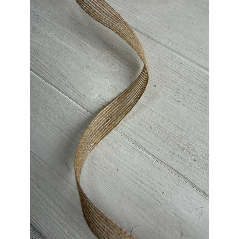 Стрічка мішковина " 19510" 1 см рулон 10 метрів