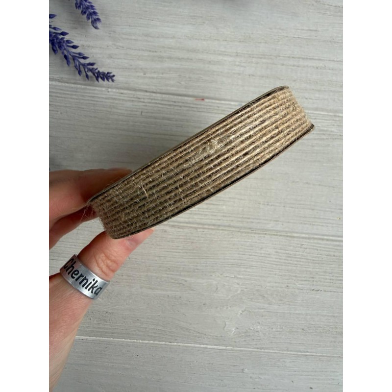 Стрічка мішковина " 19515" 1.5 см рулон 10 метрів