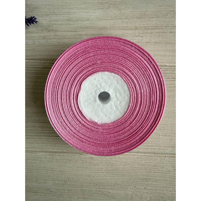 Стрічка атласна 2,5 см  лілова #149 рулон 32,5 метра