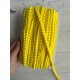 Тесьма " Мелкие помпоны " желтая 22,5 метра