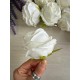 Троянда головка " Зефірна 30289 " молочная  12 шт