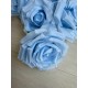 Роза головка " 30687 " голубая 12 шт