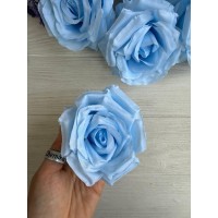Роза головка " 30687 " голубая 12 шт