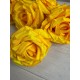 Роза головка " 30687 " темно желтая 12 шт