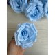 Роза головка " 30687 " голубая 12 шт