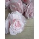 Роза головка " 30687 " бледно розовая12 шт