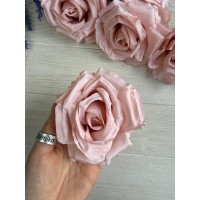 Роза головка " 30687 " пудра 12 шт